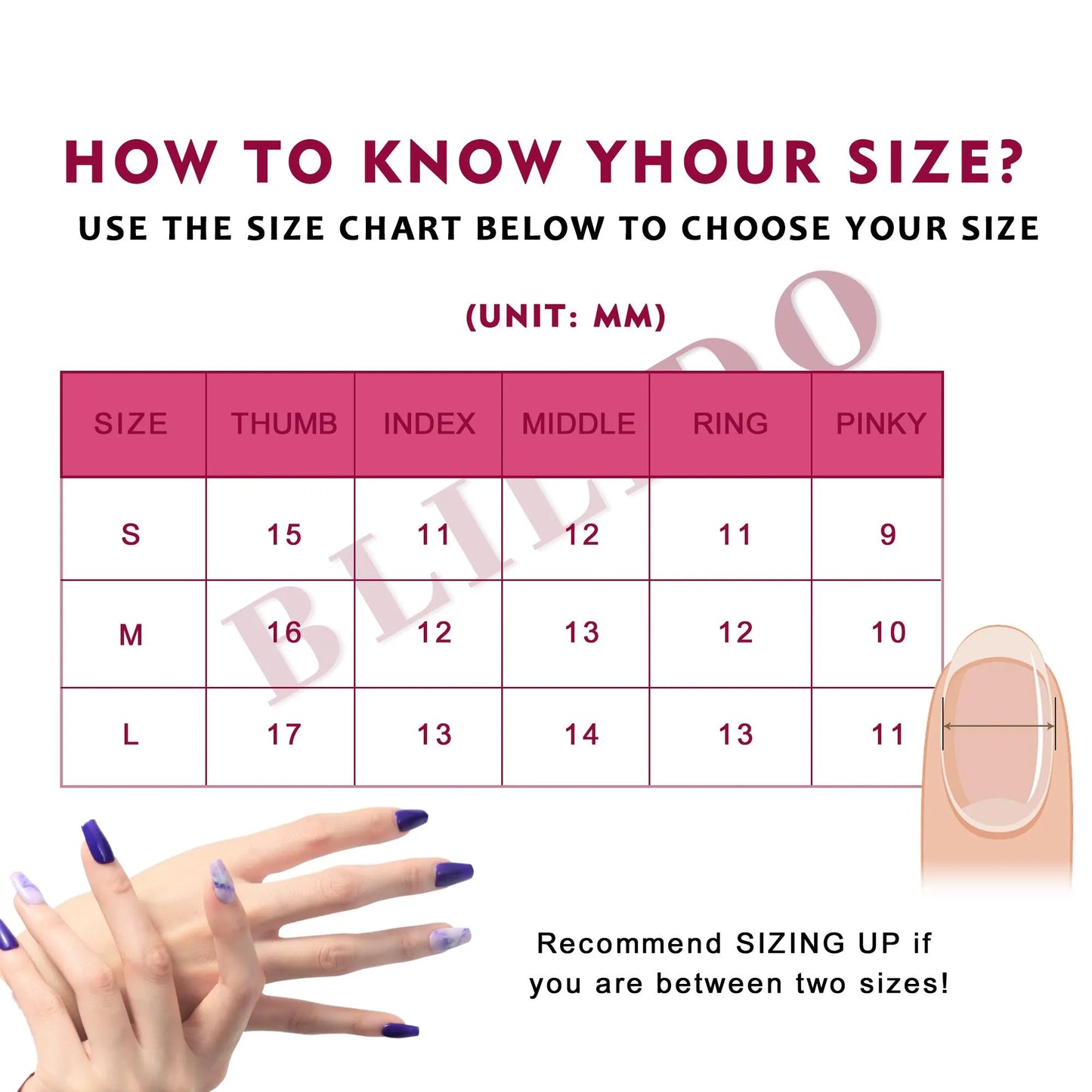 Press On Nail Sea Star & Shell