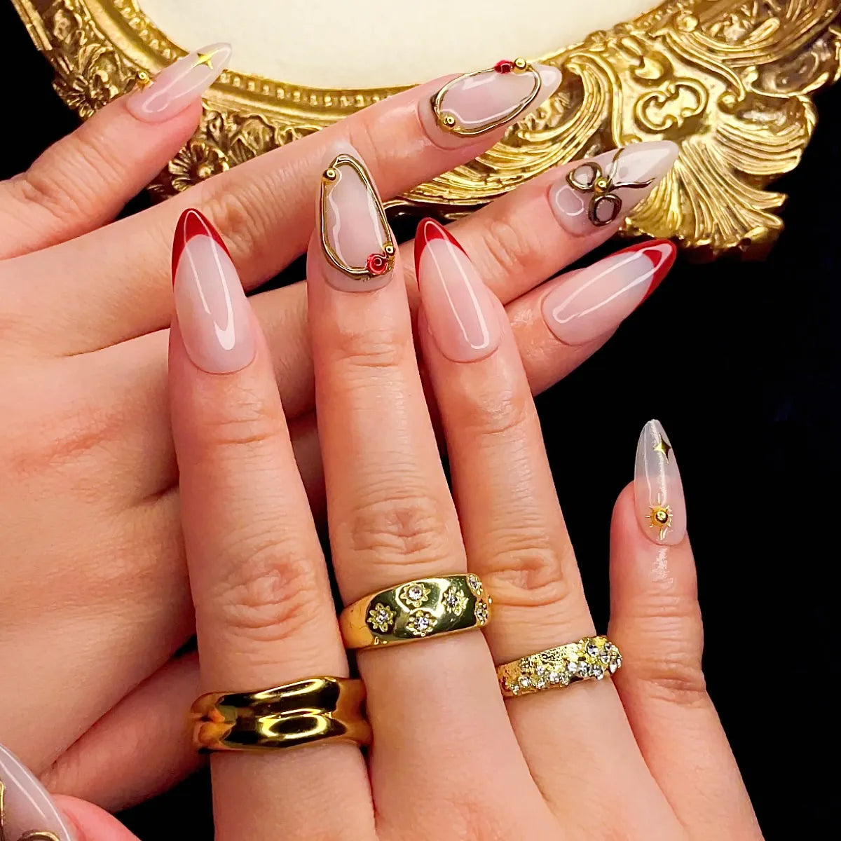 Press On Nail Gilded Gossamer