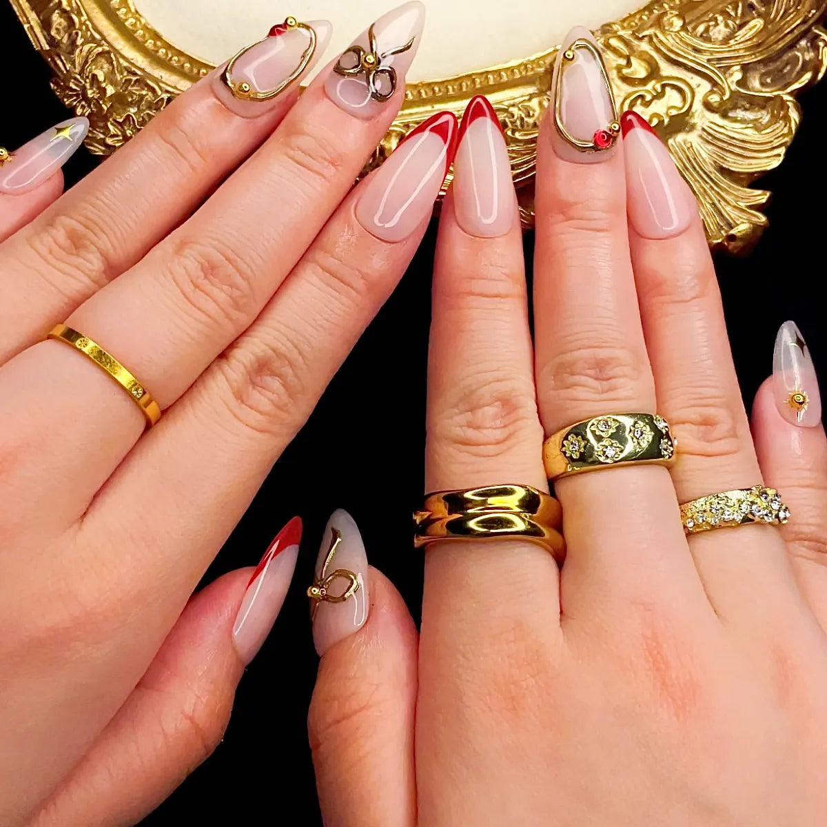 Press On Nail Gilded Gossamer