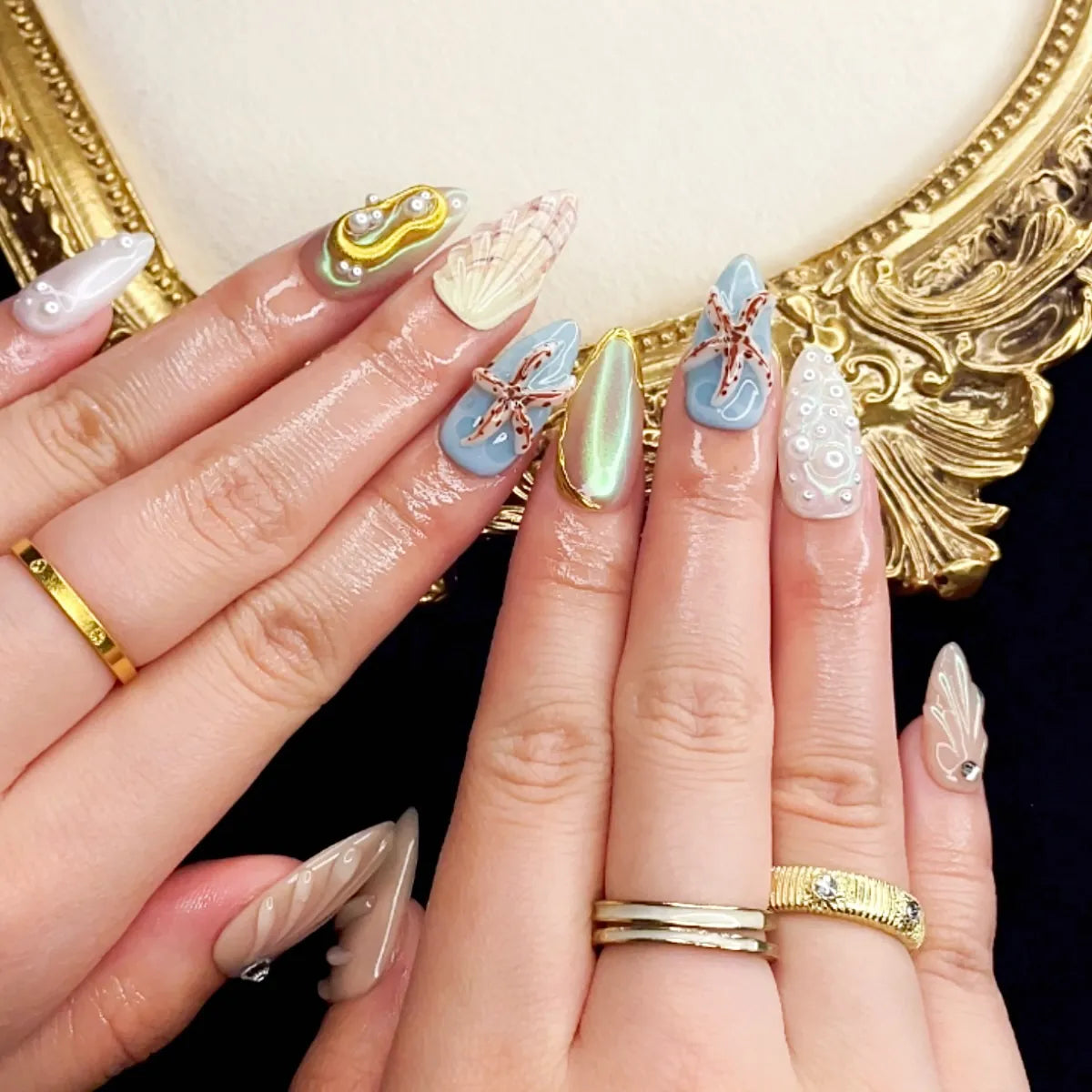 Press On Nail Ocean