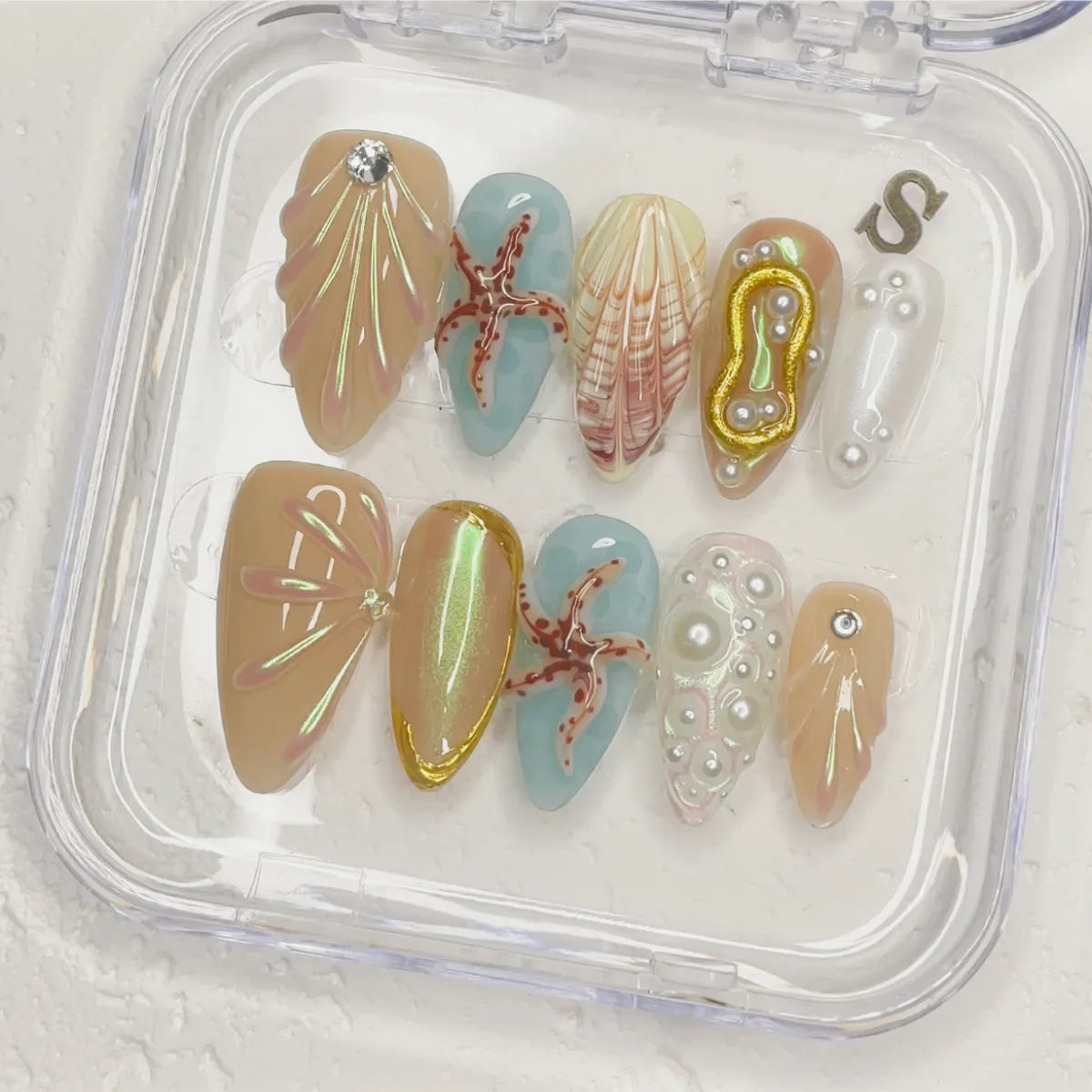 Press On Nail Ocean