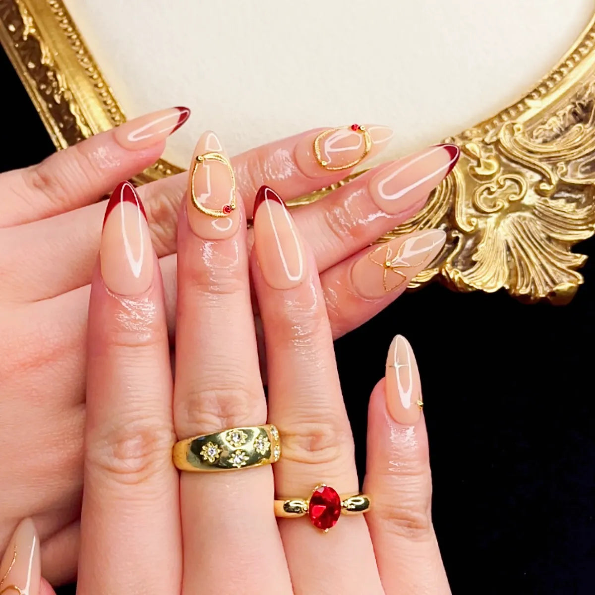 Press On Nail Gilded Gossamer