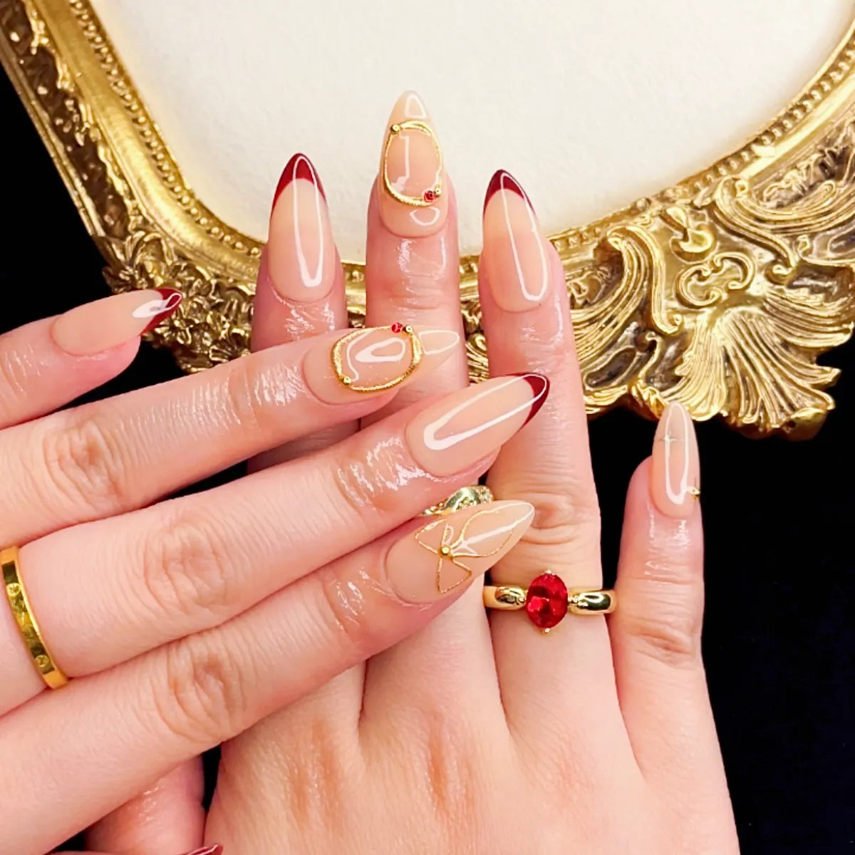 Press On Nail Gilded Gossamer