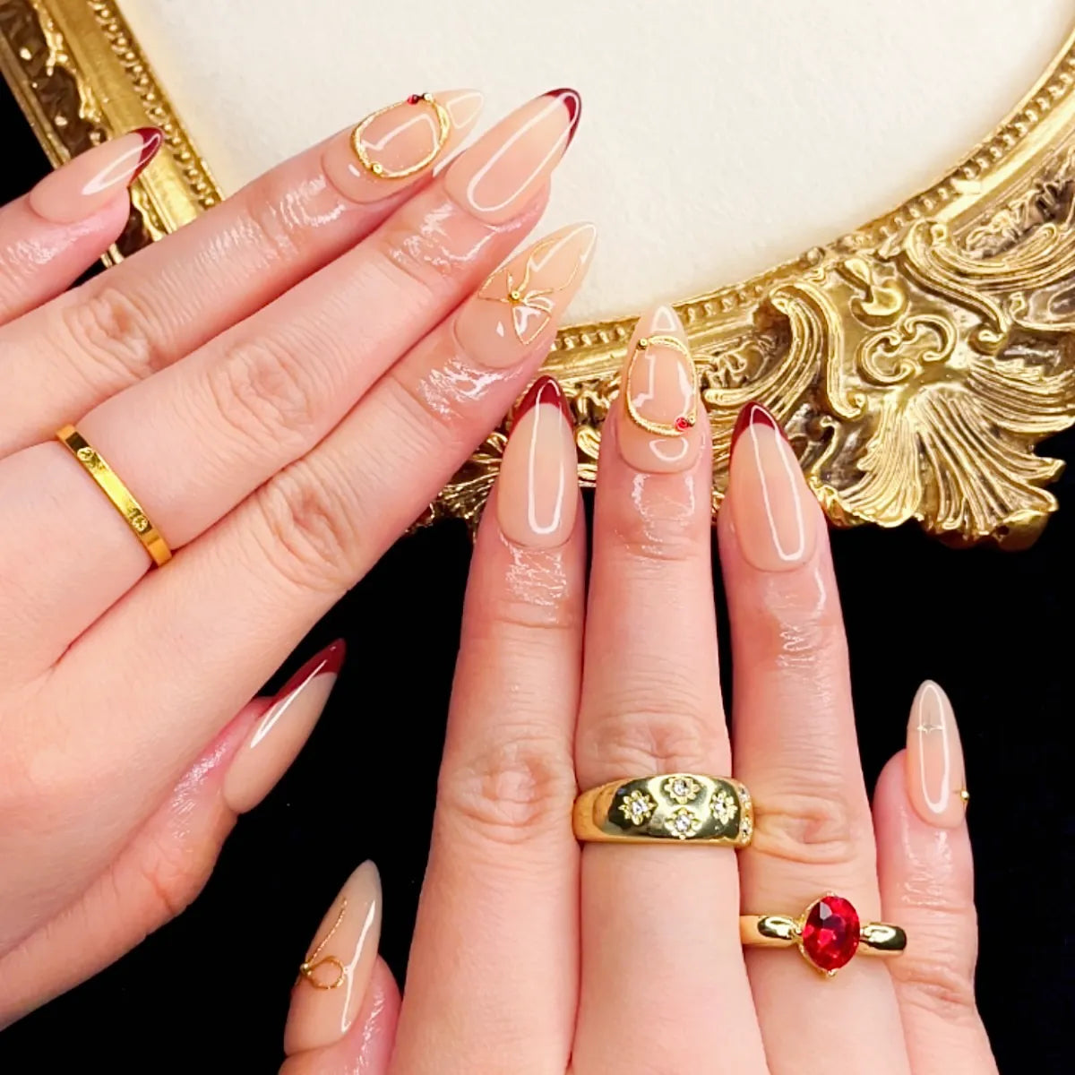 Press On Nail Gilded Gossamer