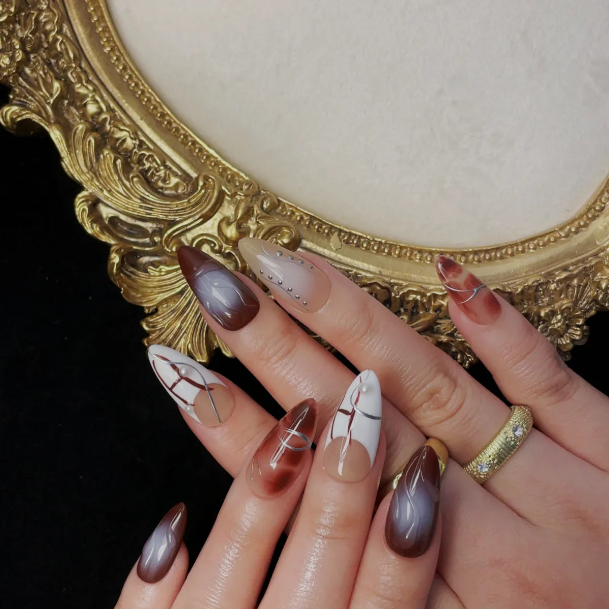 Press On Nail Molten Veil