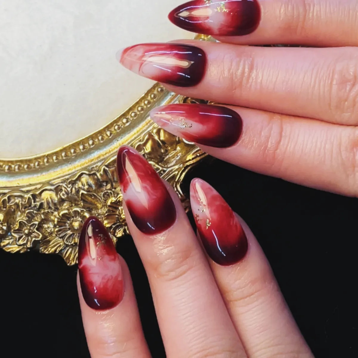 Press On Nail Tropical Blaze