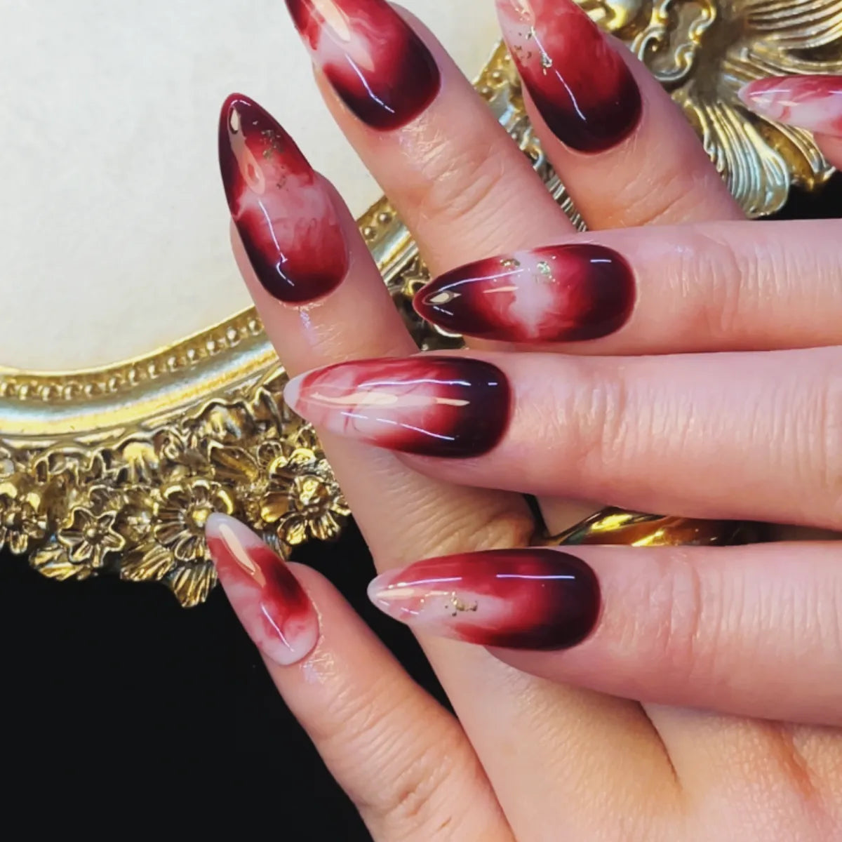 Press On Nail Tropical Blaze