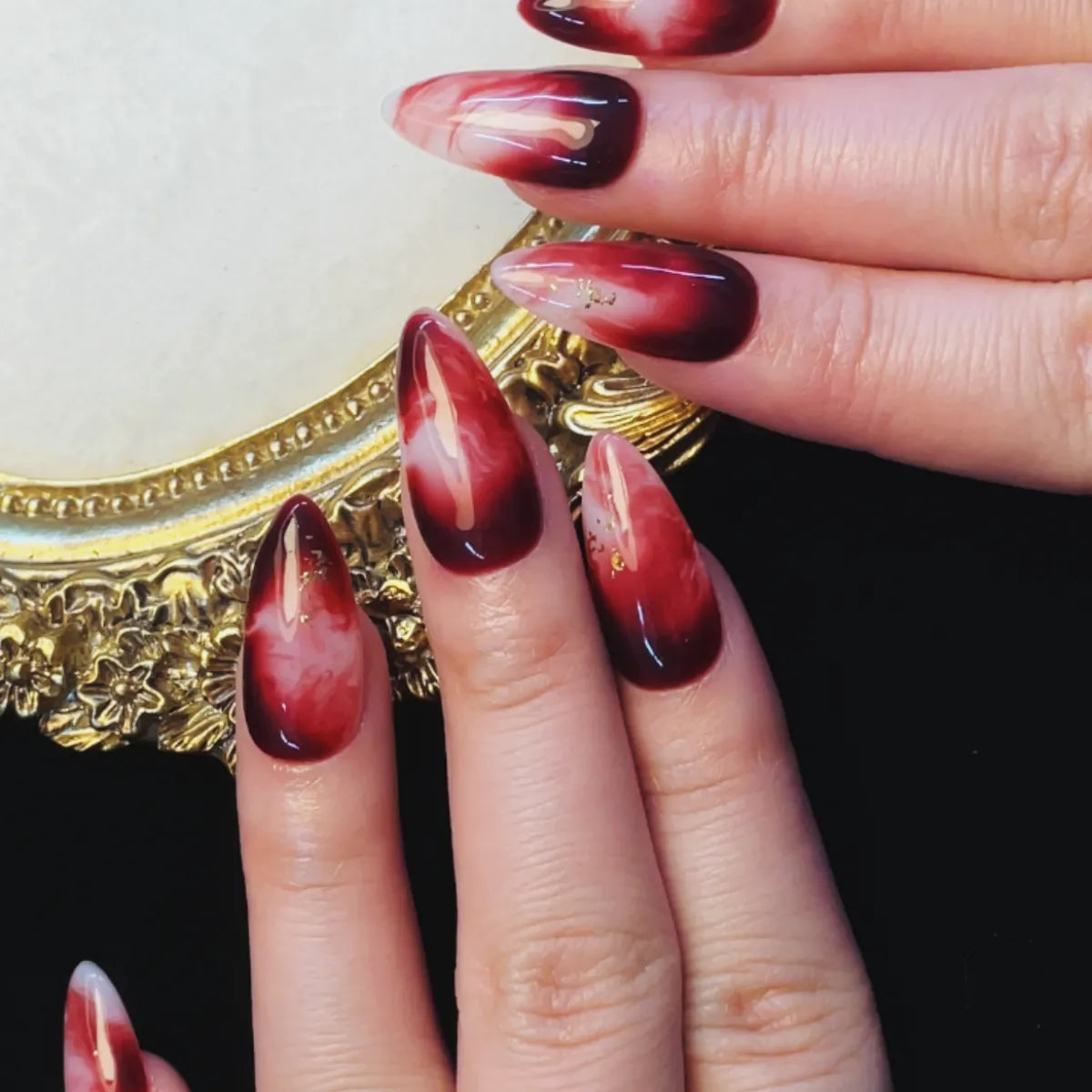 Press On Nail Tropical Blaze