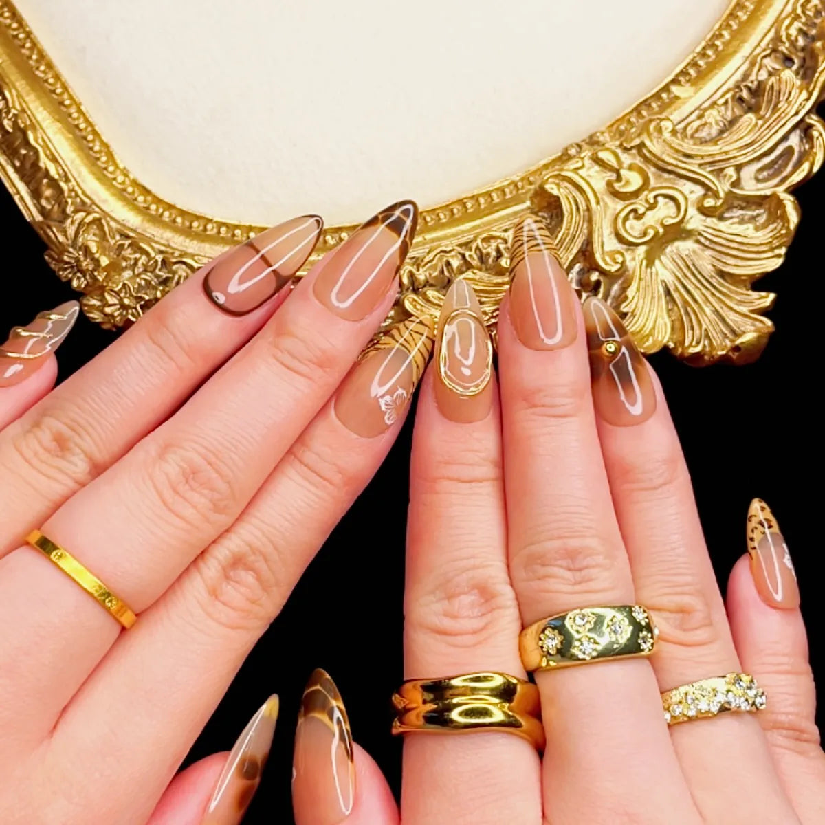Press On Nail Savanna Mirage