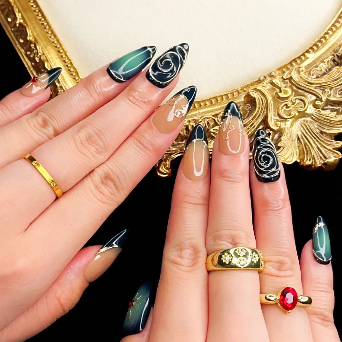 Press On Nail Eclipse Vortex