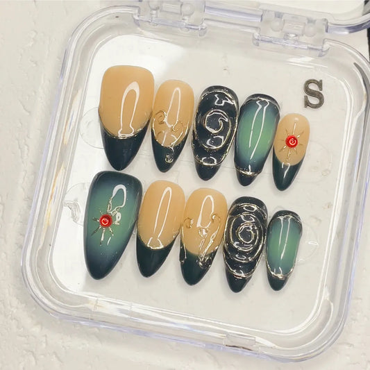 Press On Nail Eclipse Vortex
